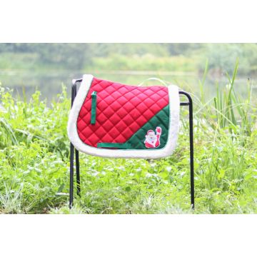 696  HB kerst zadel dek Santa Claus shetland