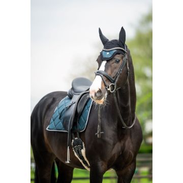 1346 HB Showtime glitter oornetjes met St logo       
